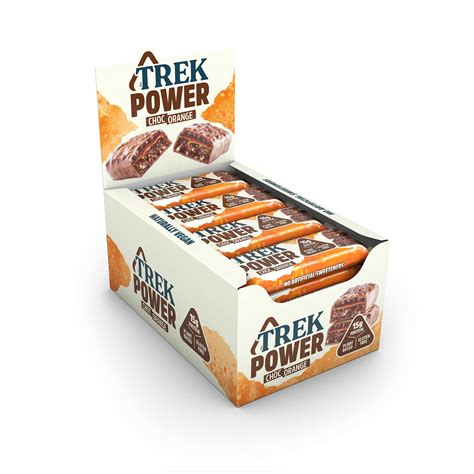 Buy JC's TREK Protein Power Bar Chocolate Orange, Based, Gluten Free ...