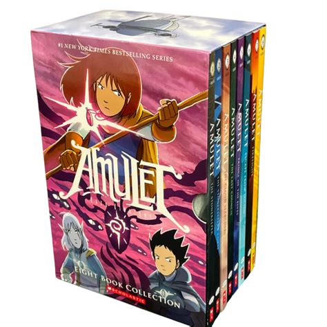 Amulet Set of 8 Books. Lazy Kibuishi (2018)(s)