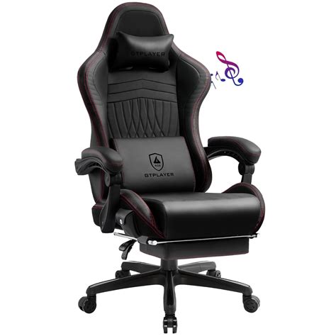 Buy GTPLAYER Gaming Chair, Computer Chair with Footrest and Bluetooth ...