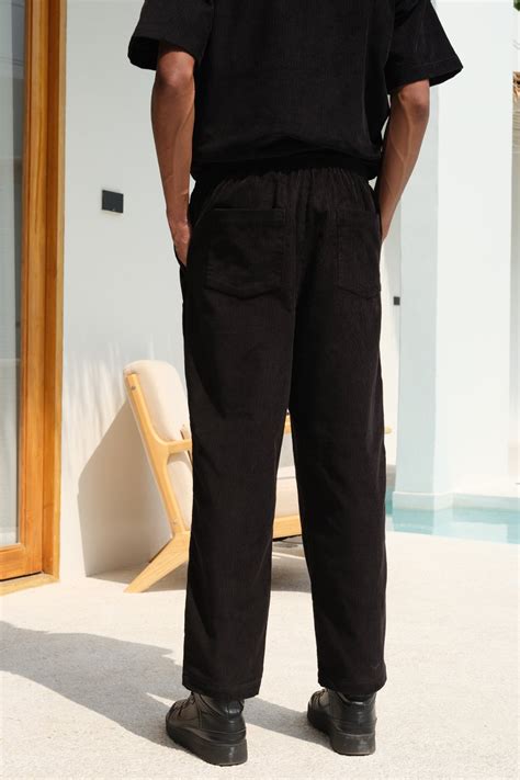 Buy Black Corduroy Pants | BonkersCorner