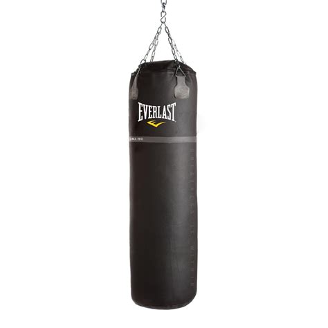 Everlast | Super Leather Heavy Punch Bag Adults | Black | SportsDirect.com