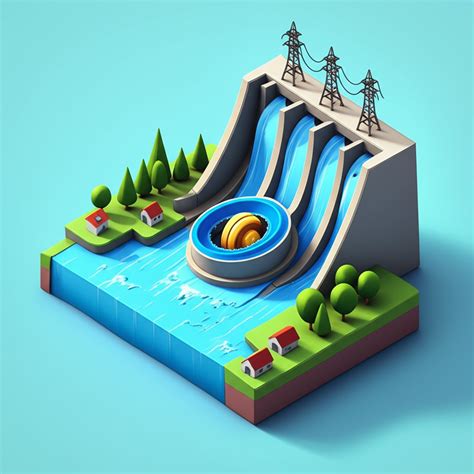 Hydro Diagram: How Hydropower Plants Convert Water to Power - Green Energy