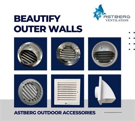 Mounting Collar - Ventilation Stainless Steel Outer Cowl 6"dia ...