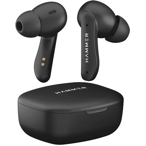 HAMMER Solitude Bluetooth Earbuds with Upto 22H Playtime, Quad Mic with ...