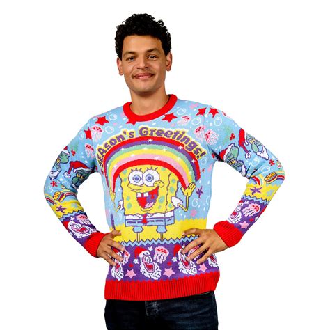 Spongebob Squarepants: SEAson's Greetings Christmas Jumper Merchandise ...