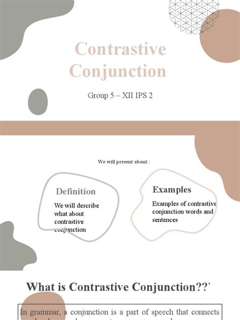 Image result for Contrastive Conjunction