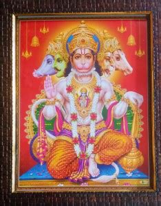 FRAMTASTIC PANCH MUKHI HANUMAN PHOTO FRAME Religious Frame Price in ...