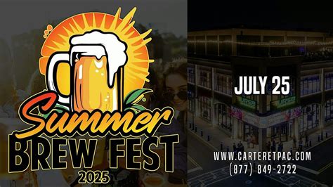 Summer Brew Fest 2025, Carteret Performing Arts and Events Center, 25 ...