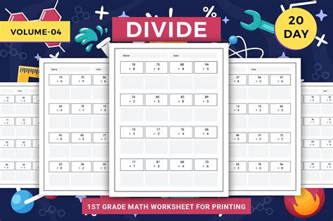 Divide Math Worksheets for KIDS Graphic by mirazooze · Creative Fabrica