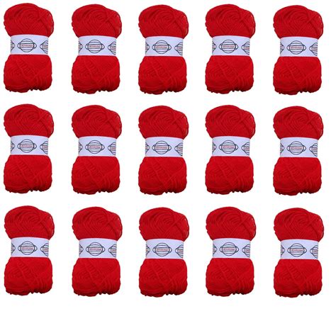 udhayam® 15pc Combo Wool Ball. Hand Knitting Art Craft Soft Fingering ...