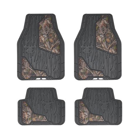 TrueTimber Camo Rubber Floor Mats 4-Piece Set for Trucks SUVs with ...