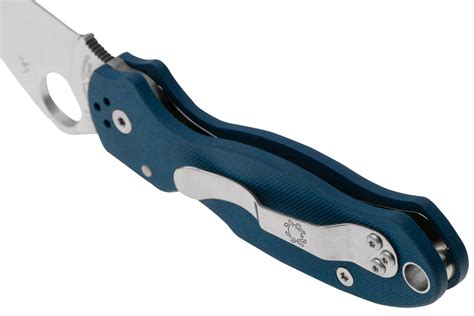 Spyderco Para 3 CPM SPY27 C223GPCBL Cobalt Blue G10 pocket knife ...