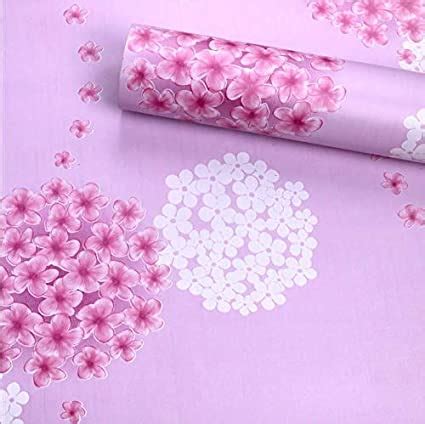 WOW Interiors Pink Flower Peel and Sticks Self Adhesive Easily ...