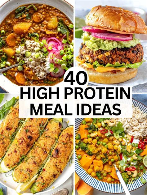 40 High Protein Vegetarian Meals - The Plant Based School