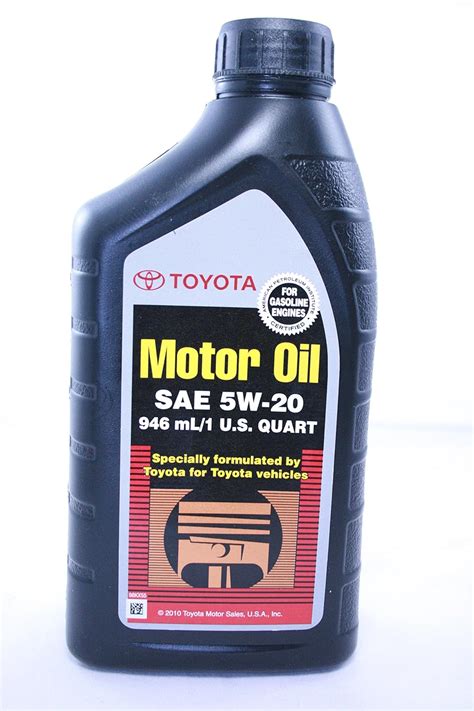 Toyota Genuine SAE 5W-20 946 ML Motor OIl 1 QUART (PACK OF 12) : Amazon ...