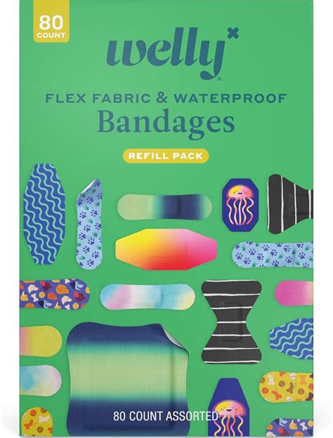 Amazon.com: Welly Bandage Family Pack | Adhesive Flexible Fabric ...