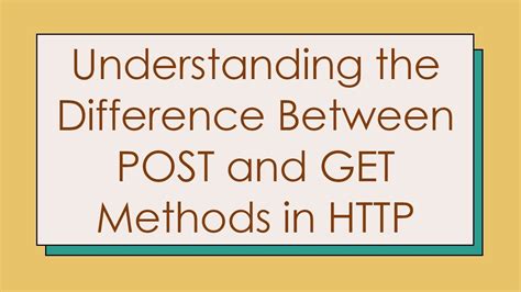 Image result for HttpGet vs Post in Linux