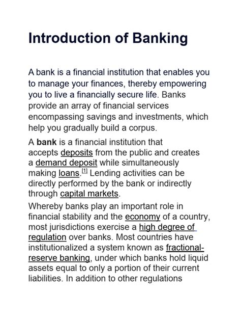 Image result for Introduction Banking