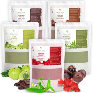 Curious Glow Naturals Amla, Reetha, Shikakai, Bhringraj & Hibiscus ...