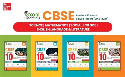 Buy CBSE Class 10 Mathematics (Standard) Previous 10 Years' Solved ...