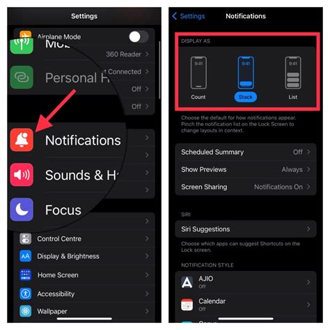 iPhone Noti Different Stack vs List 的图像结果