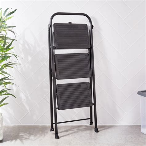 Buy Omnia Newport Metal Foldable 3-Step Ladder from Home Centre at just ...