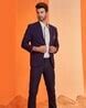 Buy Navy Blue 3-Piece Ethnic Suit for Men by S&N by Shantnu Nikhil ...