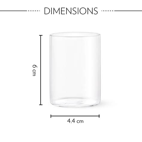 Borosil Shot Glass, Set of 6 at Best Price Online in India - Borosil