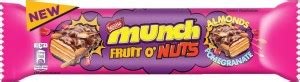 Munch Fruit O Nuts Chocolate coated Wafer Bars (32 g) Bars Price in ...