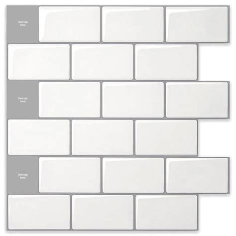 Buy Art3d12"x12" Peel and Stick Backsplash Tile Sticker for Kitchen ...