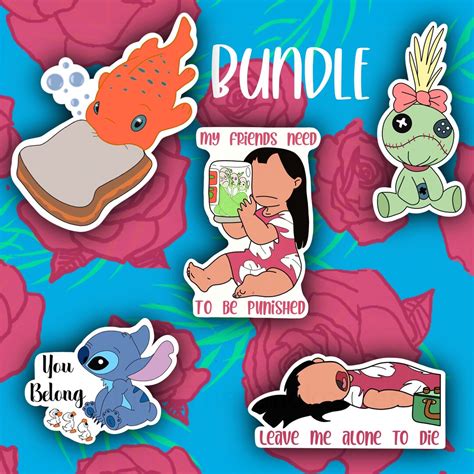 Lilo and stitch stickers Lilo and stitch sticker bundle Lilo stitch ...