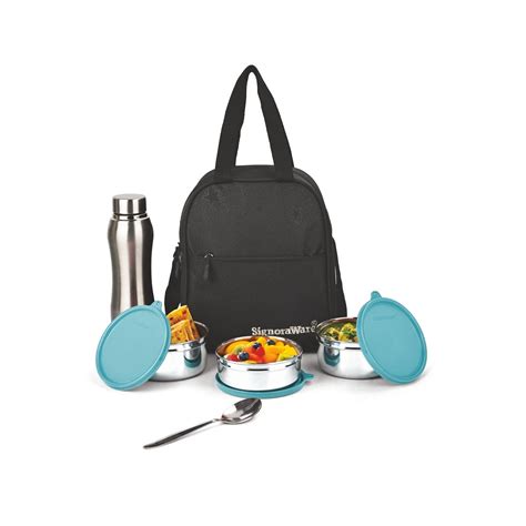 Buy SignoraWare Fusion Stainless Steel Big Lunch Box | Airtight ...