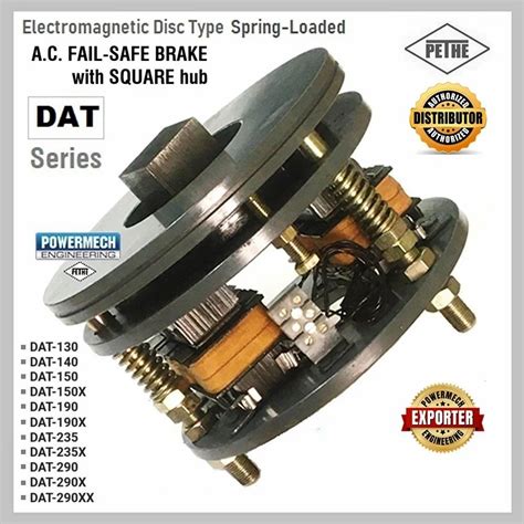 AC Electromagnetic Brakes - DAT series Electromagnetic Fail Safe Spring ...