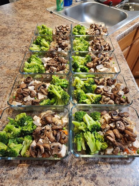 Simple chicken/rice/veggie bowls for the week! - Dining and Cooking