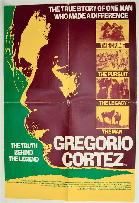 “Gregorio Cortez” (a.k.a. The Ballad Of Gregorio Cortez) Original Doub ...