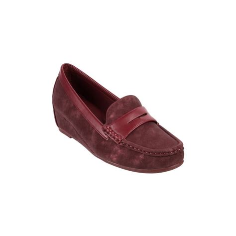 Buy Mochi Women Maroon Casual Loafers Online | SKU: 31-270-44-40 ...