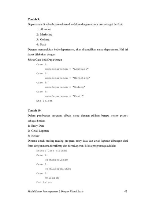 Using Case Command in Visual Basic 的图像结果