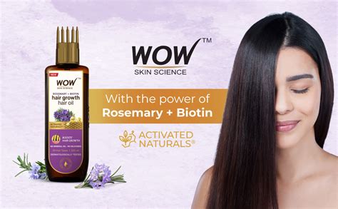 WOW Skin Science Rosemary with Biotin Hair Growth Oil