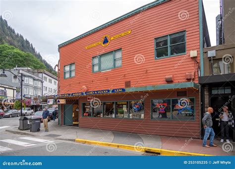 Historic Center of Juneau, Alaska Editorial Image - Image of outdoors ...
