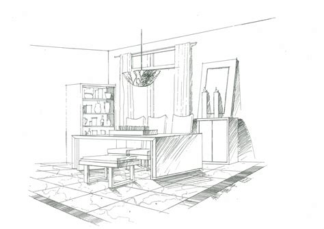 我的室内手绘效果图|空间|室内设计|Steve_William - 原创作品 - 站酷 (ZCOOL)