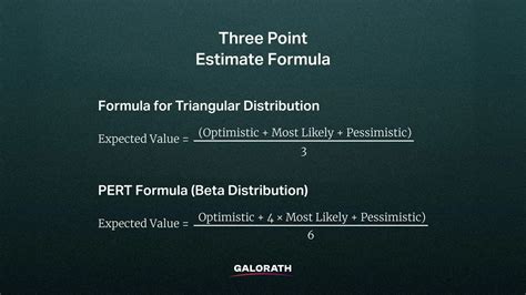 Three Point Estimating - Galorath