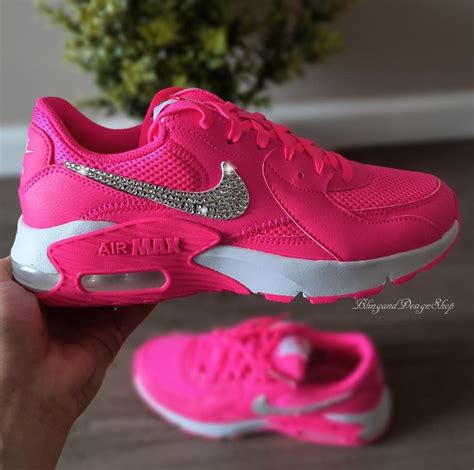 Hot Pink Glitter Nike Shoes