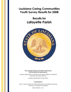 Fillable Online new dhh louisiana Lafayette Parish Profile Reportdoc ...
