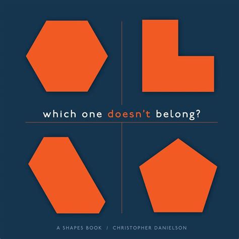 Which One Doesn’t Belong? - Mathical Book Prize