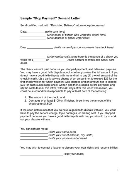 40 Best Demand Letter Templates (Free Samples) ᐅ TemplateLab