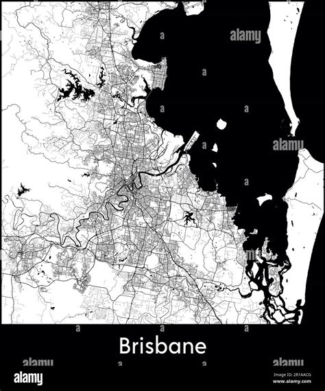 Brisbane city centre Stock Vector Images - Alamy