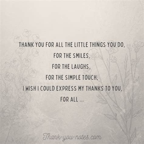 Thank you poems – Artofit