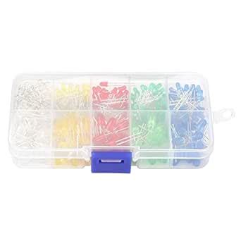 350Pcs 3Mm & 5Mm Assorted Led Diode, Leds Assorted Color Led Light ...