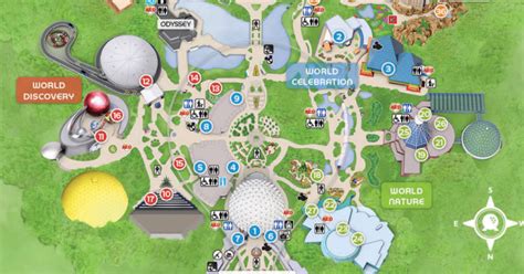 Image result for WDW Epcot Map