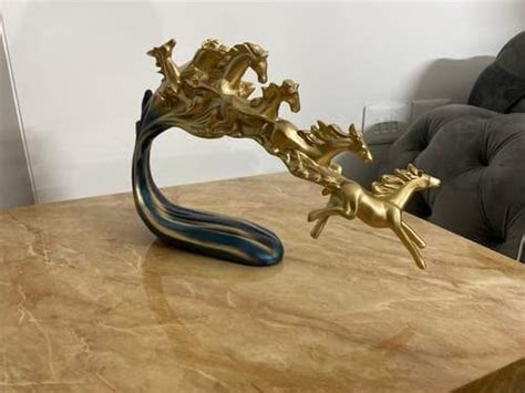 Pegasus Decor Piece ( 7 Horses) – Smokey Cocktail